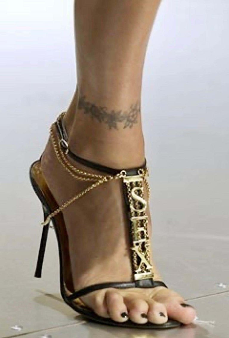 Dolce & Gabbana Spring / Summer 2003 “SEX” heels