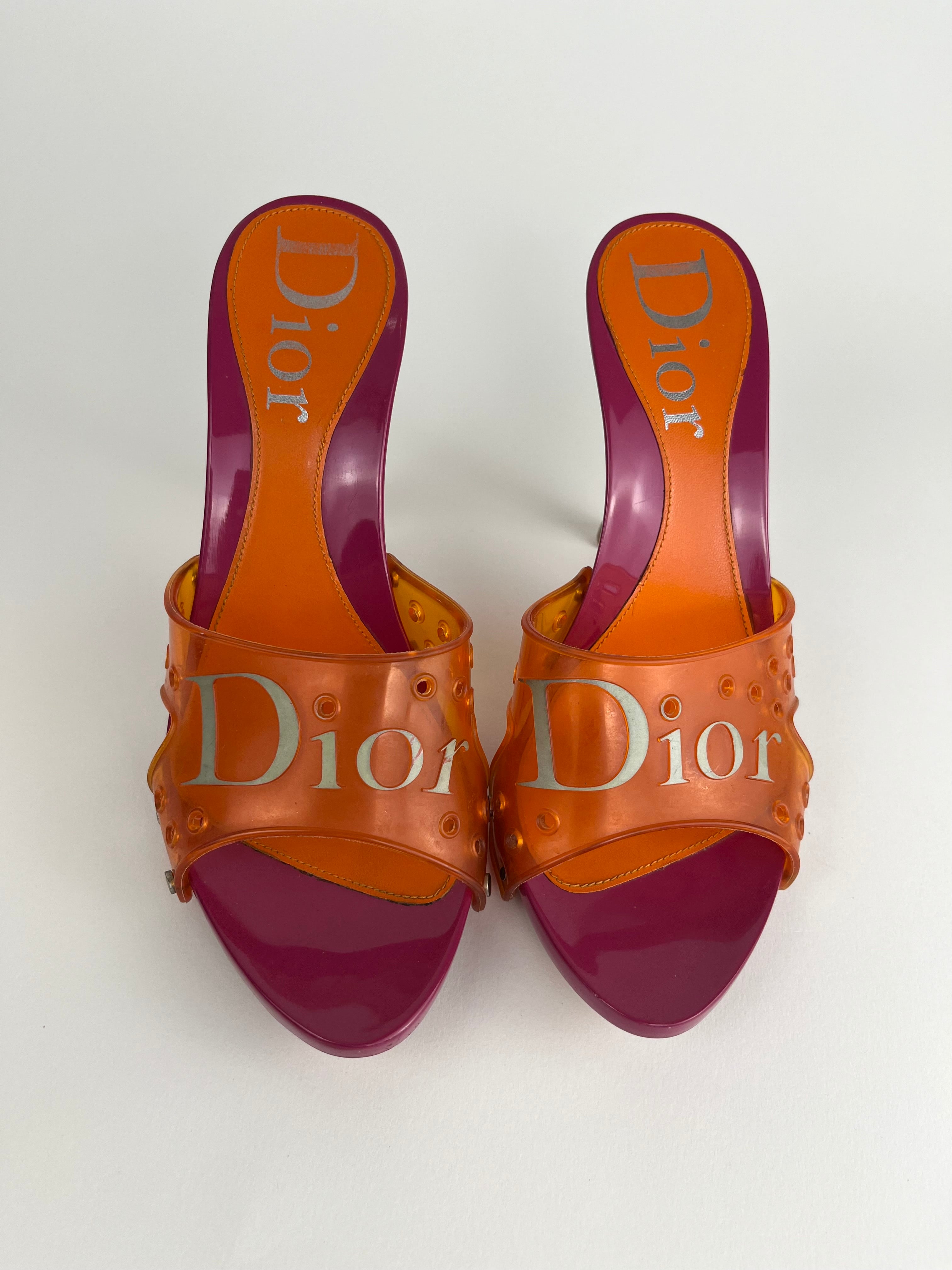 Christian Dior Jelly Heels Cecile Archive