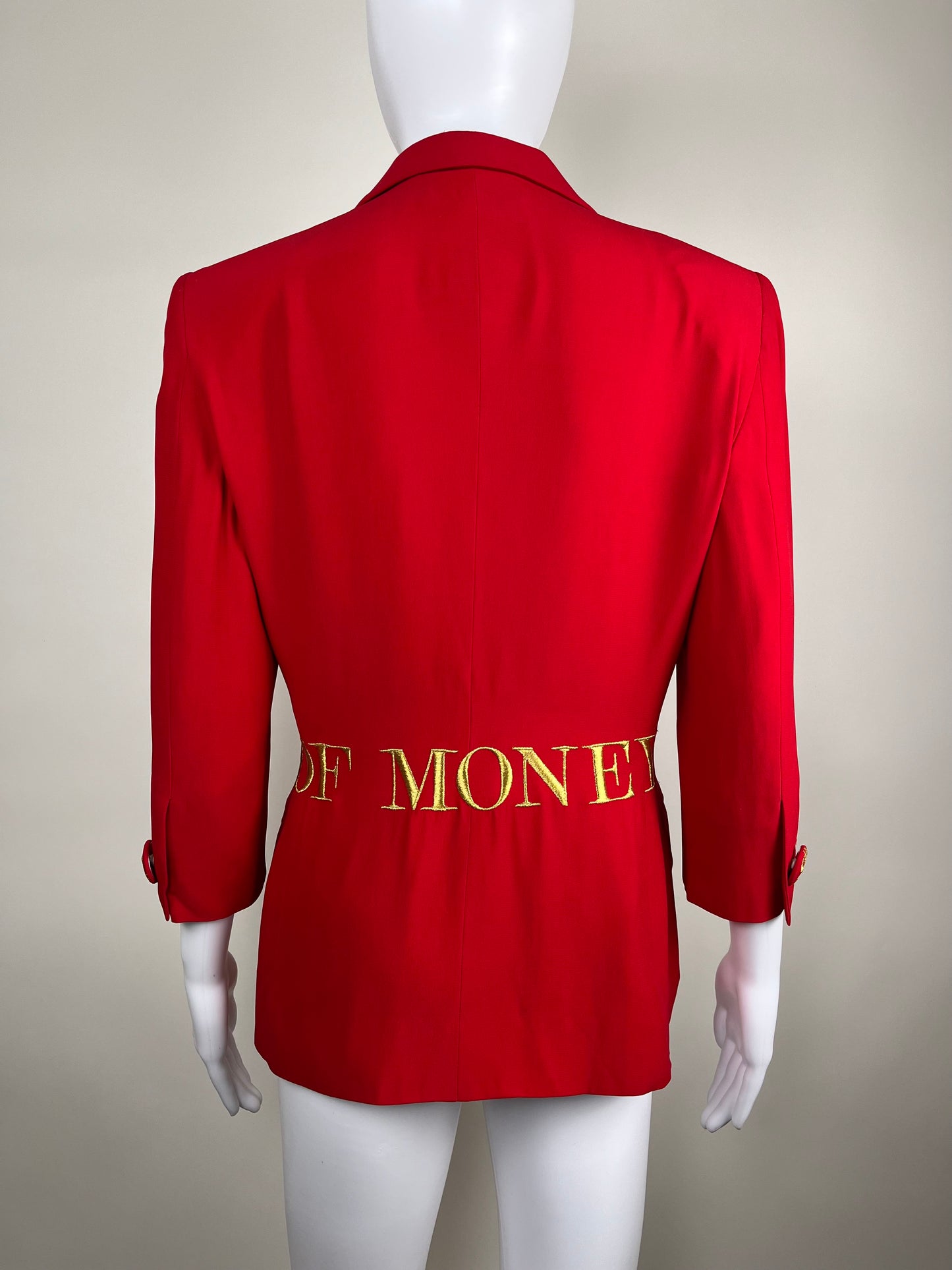 Moschino “Waist of Money” Jacket Spring / Summer 1991